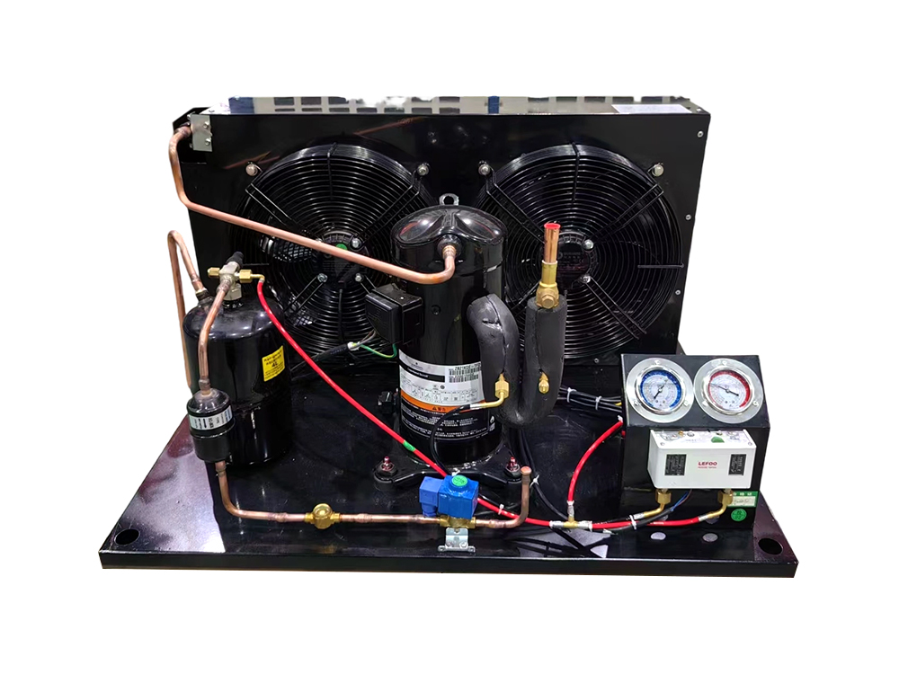 Unit kondensasi pengepakan terbuka 5HP Unit kondensasi pengepakan terbuka 5HP